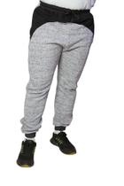 Calça Moletom Cinza com Detalhe em Preto Calça Moletom Cinza com Detalhe em Preto