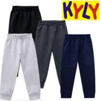 CALÇA MOLETOM FELPADA C/ PUNHO KYLY - TAM. 10 ao 16 CALÇA MOLETOM FELPADA C/ PUNHO KYLY - TAM. 10 ao 16