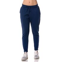 Calça Moletom Feminina Azul Marinho