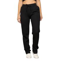 Calça Moletom Feminina Casual Tecido Premium Confortável Cos Alto