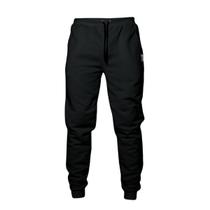 Calça Moletom Feminina Cintura Alta 2 Bolsos Básico Casual