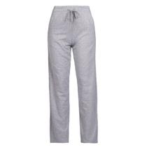 Calça Moletom Feminina Desayner Básica Cinza Mescla