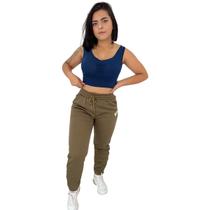 Calça Moletom Feminina Flanelada Importada Jogger Academia