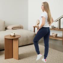 Calça Moletom Feminina Jogger Flanelada Algodão