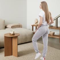 Calça Moletom Feminina Jogger Flanelada Algodão