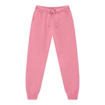 Calça Moletom Flanelada Rosa