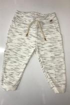 Calça Moletom Flanelada Tamanho G Cor Marfim