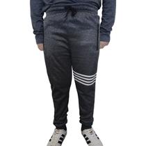 Calça Moletom Forrada Juvenil Com Punho Cor: Mescla Tm:16 Calça Moletom Forrada Juvenil Com Punho Cor: Mescla Tm:16