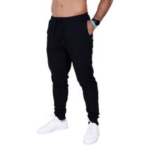 Calça Moletom Fristyle Com Bolso Preta Masculina Adulto Calça Moletom Fristyle Com Bolso Preta Masculina Adulto