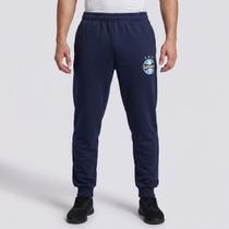 Calça Moletom Grêmio Azul Escudo Calça Moletom Grêmio Azul Escudo