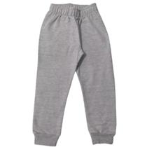 Calça Moletom Infantil Kyly Com Punho Tamanho 4 ao 8 Cor:GrafiteTamanho:4