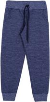Calça Moletom Infantil Masculina Azul Marinho Serelepe 6012