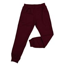 Calça Moletom Infantil Menino Menina Moletinho Cores Lisa Jogger Skinny