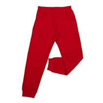 Calça Moletom Infantil Menino Menina Moletinho Cores Lisa Jogger Skinny