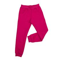 Calça Moletom Infantil Menino Menina Moletinho Cores Lisa Jogger Skinny