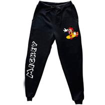 Calça Moletom Infantil Mickey Skate