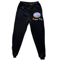 Calça Moletom Infantil Peppa Pig