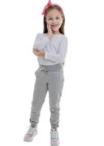 Calça Moletom Inverno Feminina Infantil