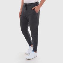 Calça Moletom Jogger c/ Bolso Traseiro Grafite Calça Moletom Jogger c/ Bolso Traseiro Grafite