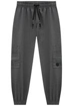 Calça Moletom Jogger Cinza Menino LucBoo Calça Moletom Jogger Cinza Menino LucBoo