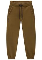 Calça Moletom Jogger Marrom Menino Johnny Fox