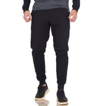 Calça Moletom Jogger Masculina Flanelada Com Bolsos E Punho