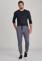 Calça Moletom Lado Avesso Cinza