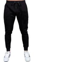 Calça Moletom Lisa Masculino Academia Lançamento Slim