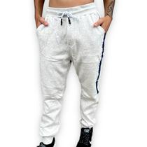 Calça Moletom Masculina Com Punho Elástico E Cordão Basica Calça Moletom Masculina Com Punho Elástico E Cordão Basica