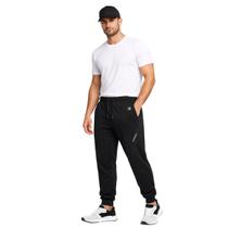 Calça Moletom Masculina Flanelada Plus Size -