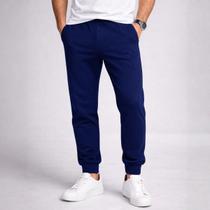 Calça Moletom Masculina Jogger Com Punho