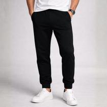 Calça Moletom Masculina Jogger Com Punho Calça Moletom Masculina Jogger Com Punho
