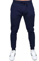Calça Moletom Masculina Jogger Slim Fit Básica Lisa