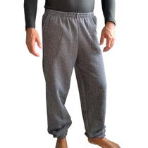 Calça Moletom Masculina Peluciada Regular Cinza Mescla Tamanho:PCor:Cinza Calça Moletom Masculina Peluciada Regular Cinza Mescla Tamanho:PCor:Cinza