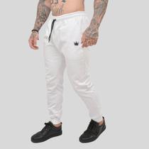 Calça Moletom Masculina Skinny Slin Sport Coroa e Cordão