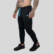 Calça Moletom Masculina Skinny Slin Sport Coroa e Cordão