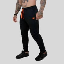 Calça Moletom Masculina Skinny Slin Sport Coroa e Cordão