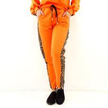 Calca Moletom Olho D Agua Listra Animal Print - 2817082