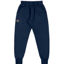 Calça Moletom Peluciado Azul Escuro - Angerô Calça Moletom Peluciado Azul Escuro - Angerô