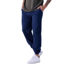 Calça Moletom Punho Fit Slim Masculino Adulto