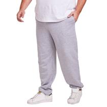 Calça Moletom Punho Fit Slim Masculino Plus Size Calça Moletom Punho Fit Slim Masculino Plus Size