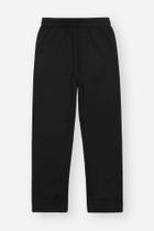 Calça Moletom Reta Infantil Menino Preto Divertto