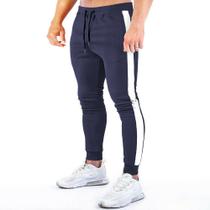 Calça Moletom Skinny Masculina Sport Style Casual Academia Fit