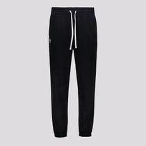 Calça Moletom Under Armour Rival Terry Jogger Preta e Branca