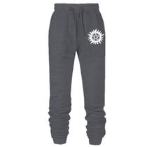 Calça Moletom Unissex Sobrenatural Serie TV Peluciado Supernatural Com Bolso