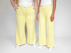 Calça Moletom Vista Magalu Wide Leg