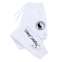 Calça Moletom Ying Yang Unissex Confortável Estilo Flanelado Calça Moletom Ying Yang Unissex Confortável Estilo Flanelado