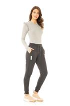 Calça Moletom Zuup Cinza Chumbo