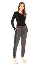 Calça Moletom Zuup Cinza E Preto