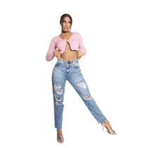 Calça Mom Destroyed Biotipo Feminina - 28475